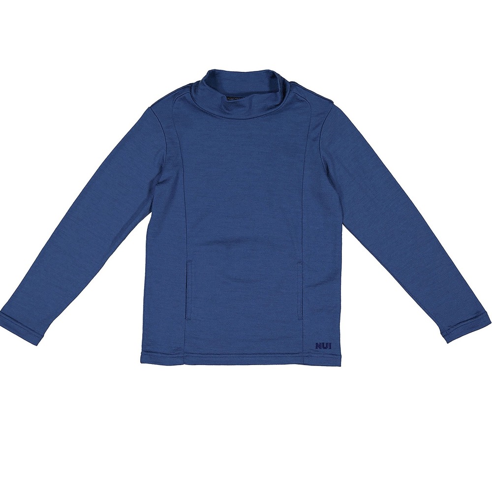Nui Organics Untouched World Opua Merino Mockneck Navy XS New With Tags